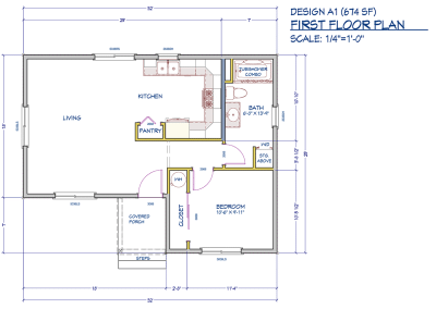 DADU Package A1 Floor Plan