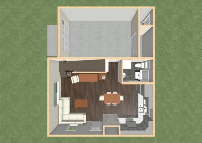 SKYDADU – Seattle’s leading DADU design and permitting expert helping homeowners build legal, income-generating backyard homes. DADU Example Floor Plan